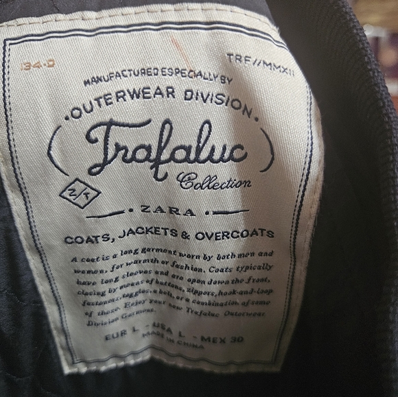 Zara Quilted Embroidered Bomber Jacket - Picture 3 of 4